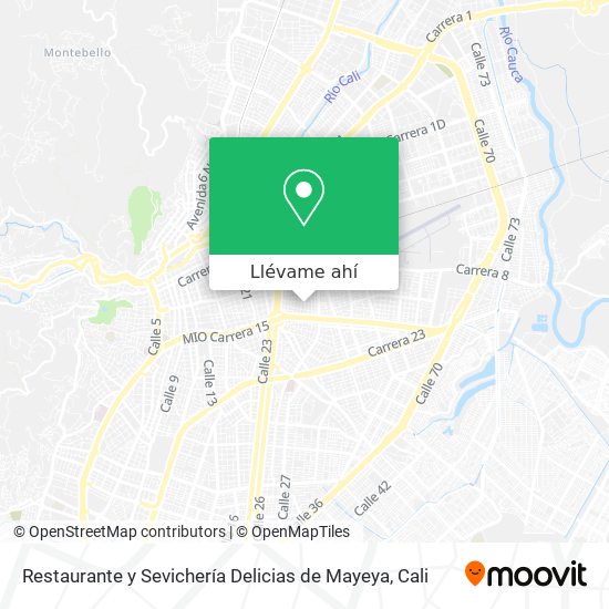 Mapa de Restaurante y Sevichería Delicias de Mayeya