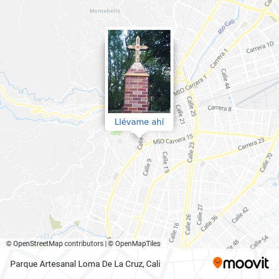 Cómo llegar a Parque Artesanal Loma De La Cruz en Santiago De Cali en  Autobús?