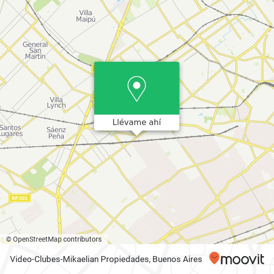 Mapa de Video-Clubes-Mikaelian Propiedades