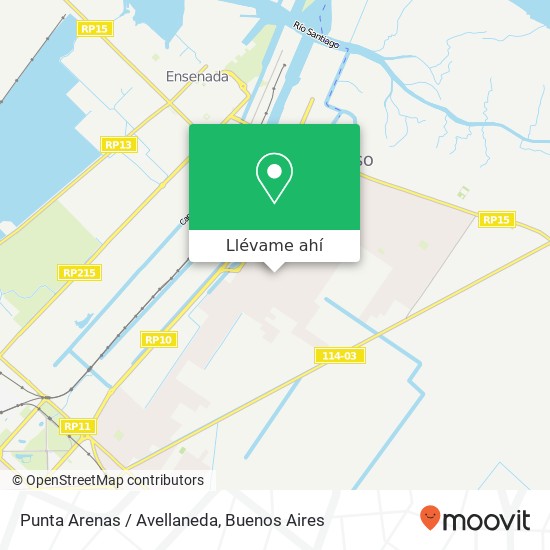 Mapa de Punta Arenas / Avellaneda