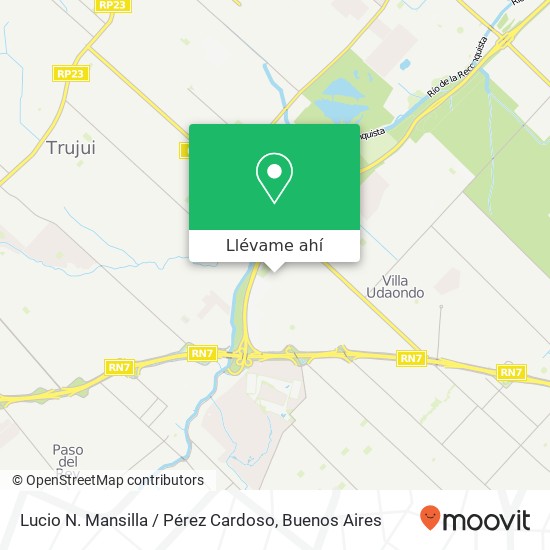 Mapa de Lucio N. Mansilla / Pérez Cardoso