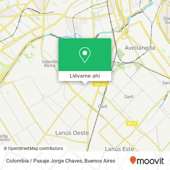 Mapa de Colombia / Pasaje Jorge Chaves
