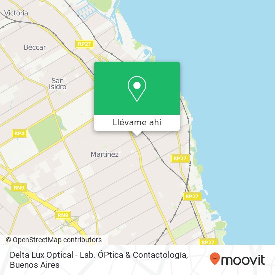 Mapa de Delta Lux Optical - Lab. ÓPtica & Contactología