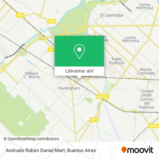 Mapa de Andrade Ruben Daniel Mart