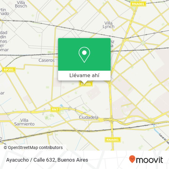 Mapa de Ayacucho / Calle 632