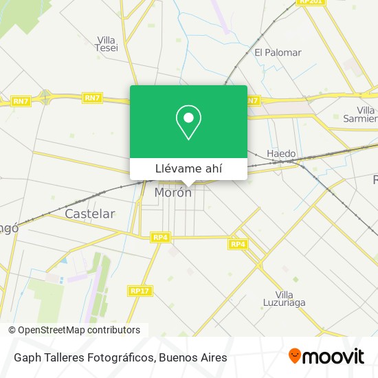 Mapa de Gaph Talleres Fotográficos