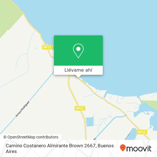 Mapa de Camino Costanero Almirante Brown 2667