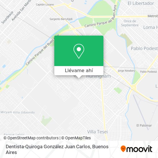 Mapa de Dentista-Quiroga González Juan Carlos