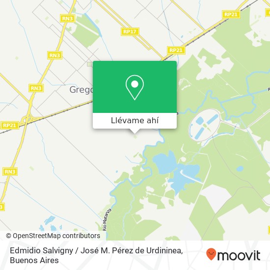 Mapa de Edmidio Salvigny / José M. Pérez de Urdininea