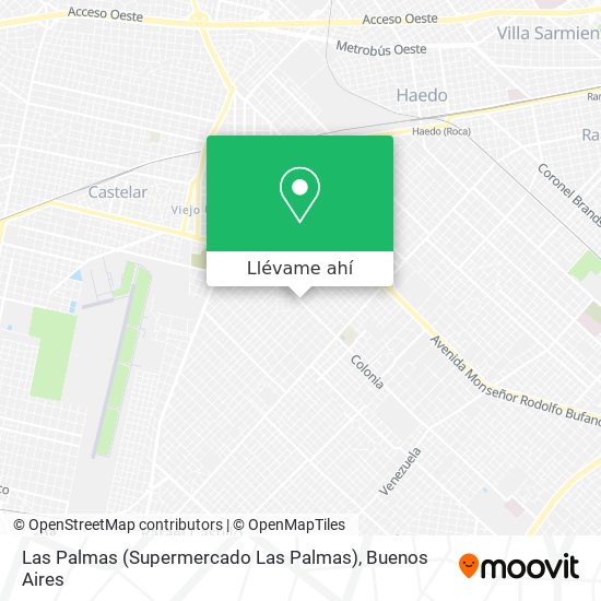 Mapa de Las Palmas (Supermercado Las Palmas)