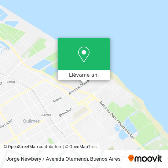 Mapa de Jorge Newbery / Avenida Otamendi