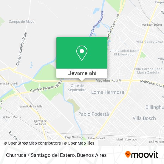 Mapa de Churruca / Santiago del Estero