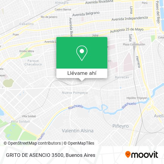 Mapa de GRITO DE ASENCIO 3500
