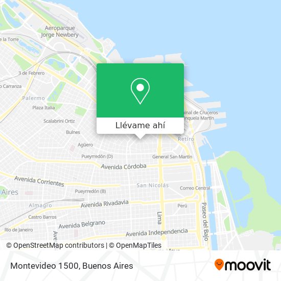 Mapa de Montevideo 1500