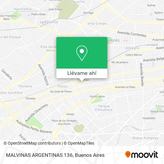 Mapa de MALVINAS ARGENTINAS 136