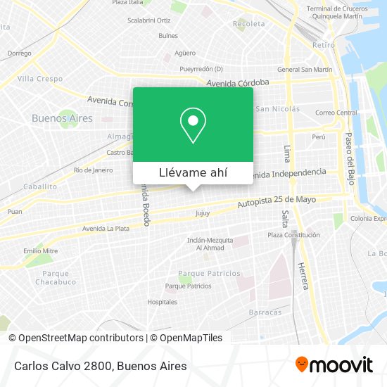 Mapa de Carlos Calvo 2800