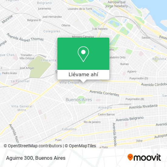 Mapa de Aguirre 300