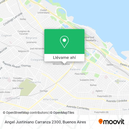 Mapa de Angel Justiniano Carranza 2300