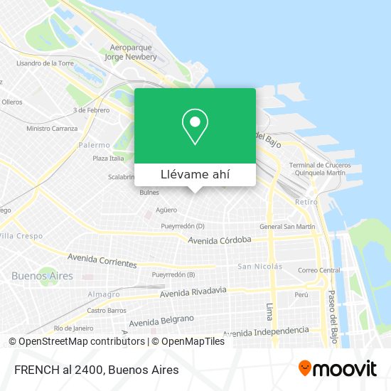 Mapa de FRENCH al 2400