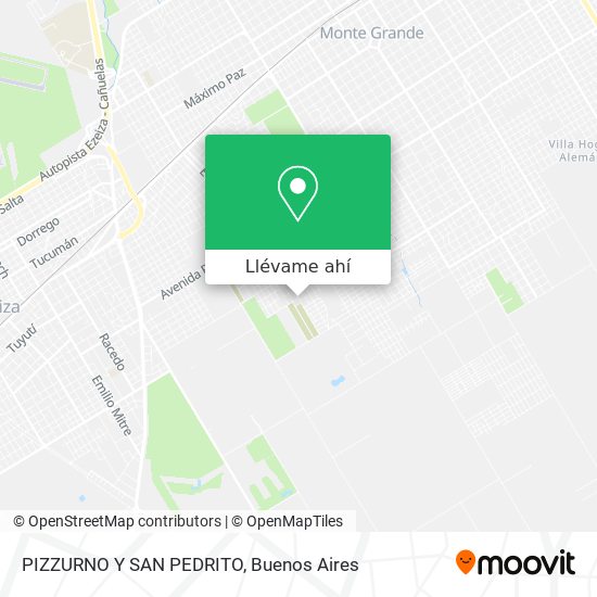 Mapa de PIZZURNO Y SAN PEDRITO