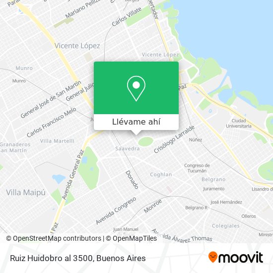 Mapa de Ruiz Huidobro al 3500