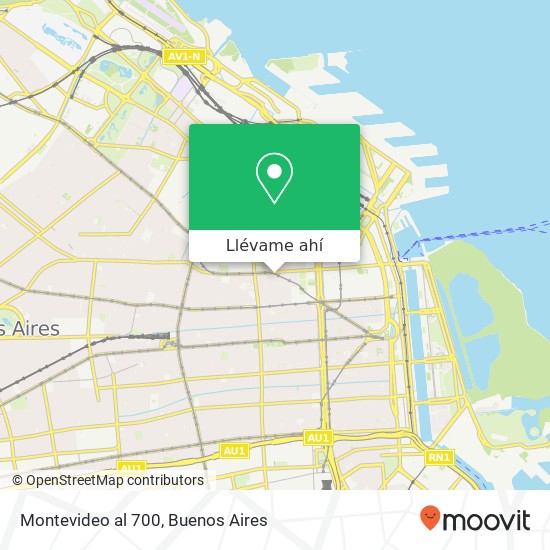 Mapa de Montevideo  al 700