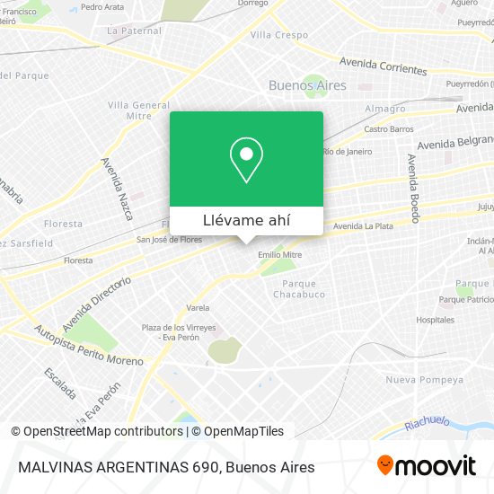 Mapa de MALVINAS ARGENTINAS 690