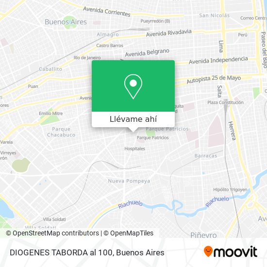 Mapa de DIOGENES TABORDA al 100