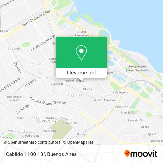 Mapa de Cabildo  1100 13°