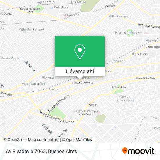 Mapa de Av  Rivadavia 7063