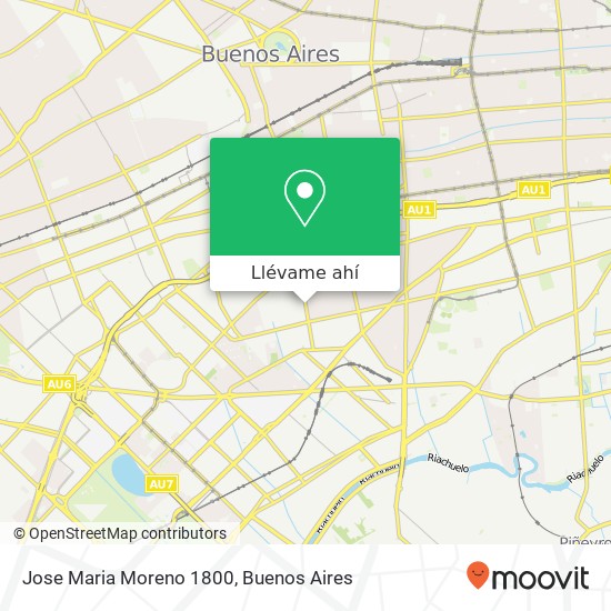 Mapa de Jose Maria Moreno 1800