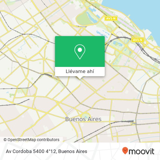 Mapa de Av  Cordoba 5400   4°12
