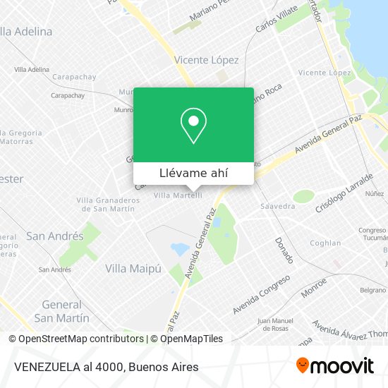 Mapa de VENEZUELA al 4000