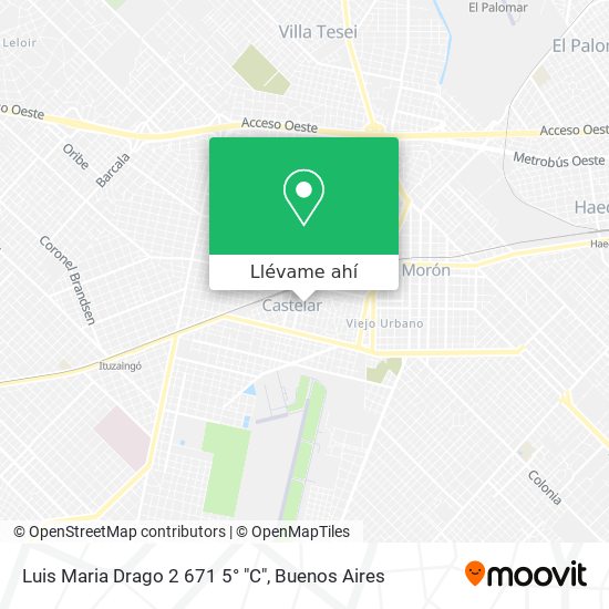 Mapa de Luis Maria Drago 2 671 5° "C"