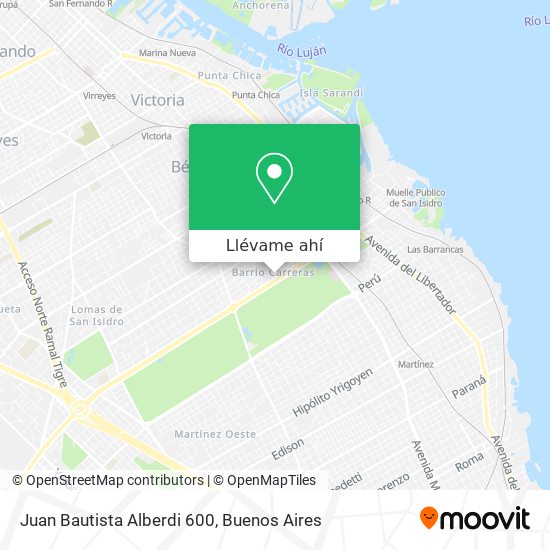 Mapa de Juan Bautista Alberdi 600