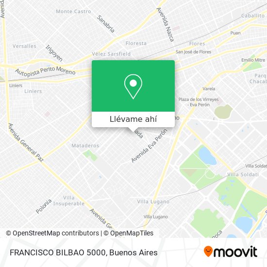 Mapa de FRANCISCO BILBAO  5000