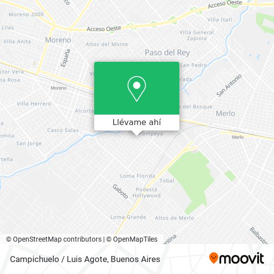 Mapa de Campichuelo / Luis Agote