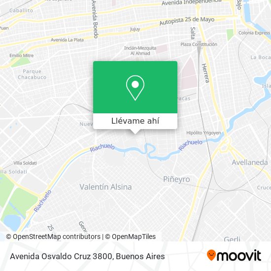 Mapa de Avenida Osvaldo Cruz 3800