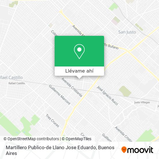 Mapa de Martillero Publico-de Llano Jose Eduardo