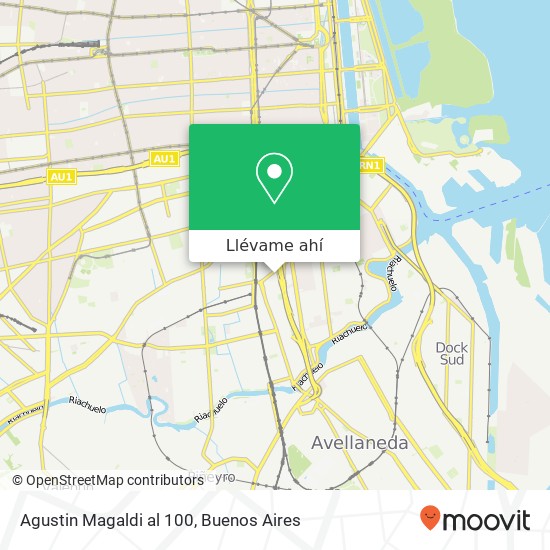 Mapa de Agustin Magaldi al 100