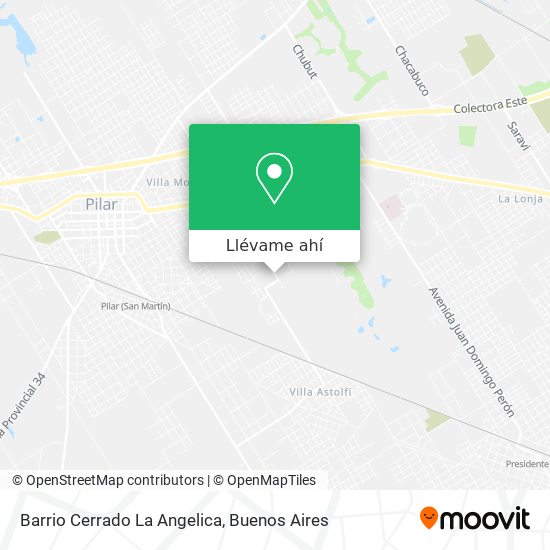 Mapa de Barrio Cerrado La Angelica
