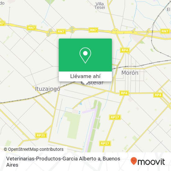 Mapa de Veterinarias-Productos-Garcia Alberto a