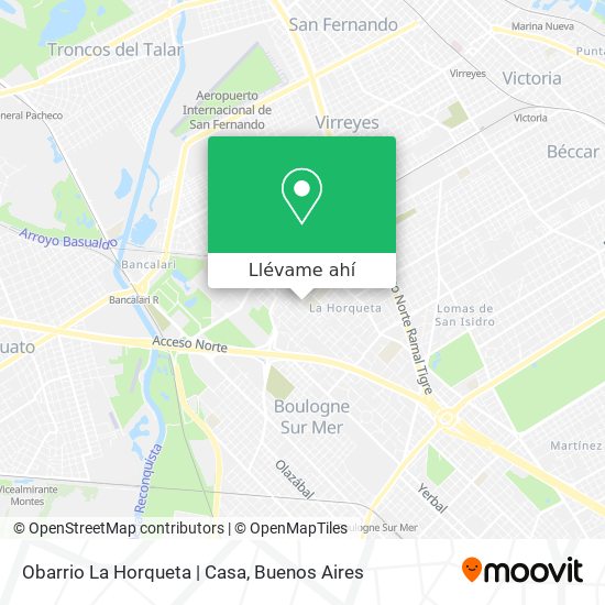 Mapa de Obarrio  La Horqueta | Casa