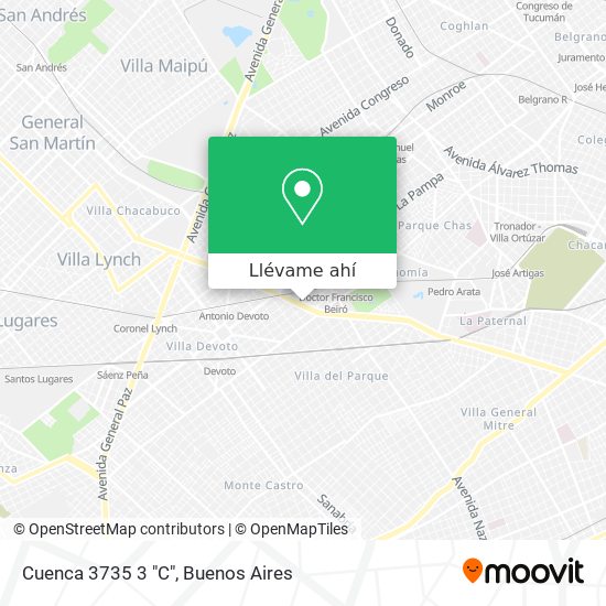 Mapa de Cuenca 3735 3 "C"