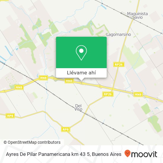 Mapa de Ayres De Pilar Panamericana km 43 5