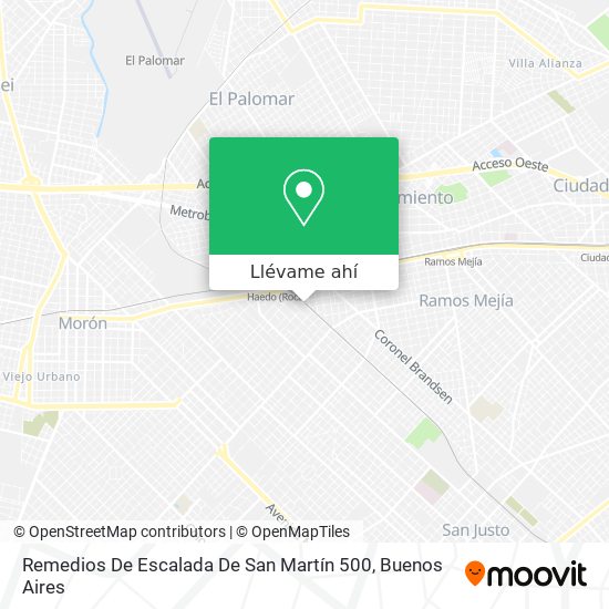 Mapa de Remedios De Escalada De San Martín 500