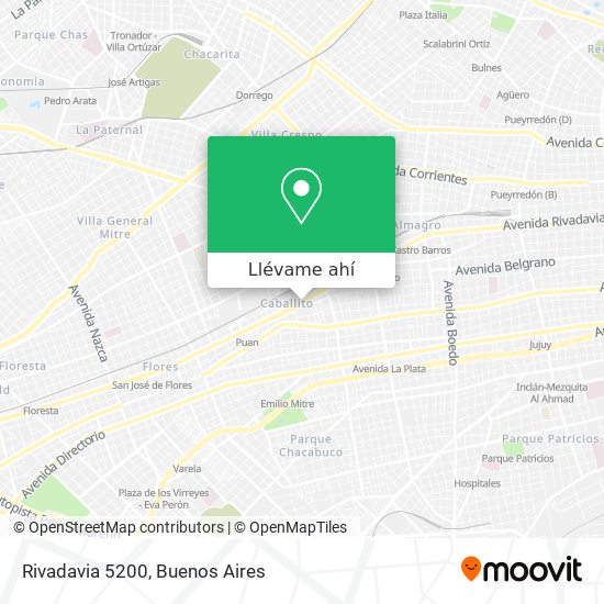 Mapa de Rivadavia 5200
