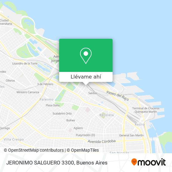 Mapa de JERONIMO SALGUERO 3300