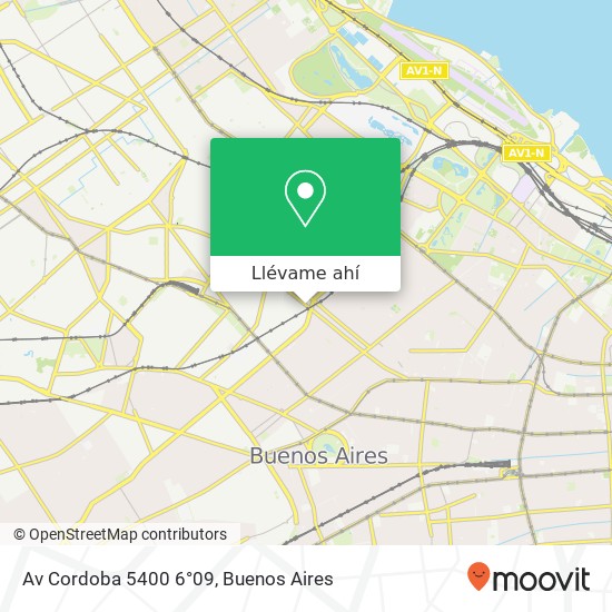 Mapa de Av  Cordoba 5400   6°09