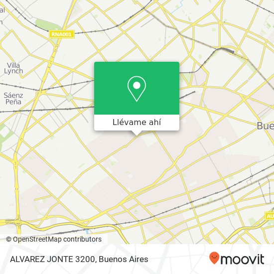 Mapa de ALVAREZ JONTE 3200